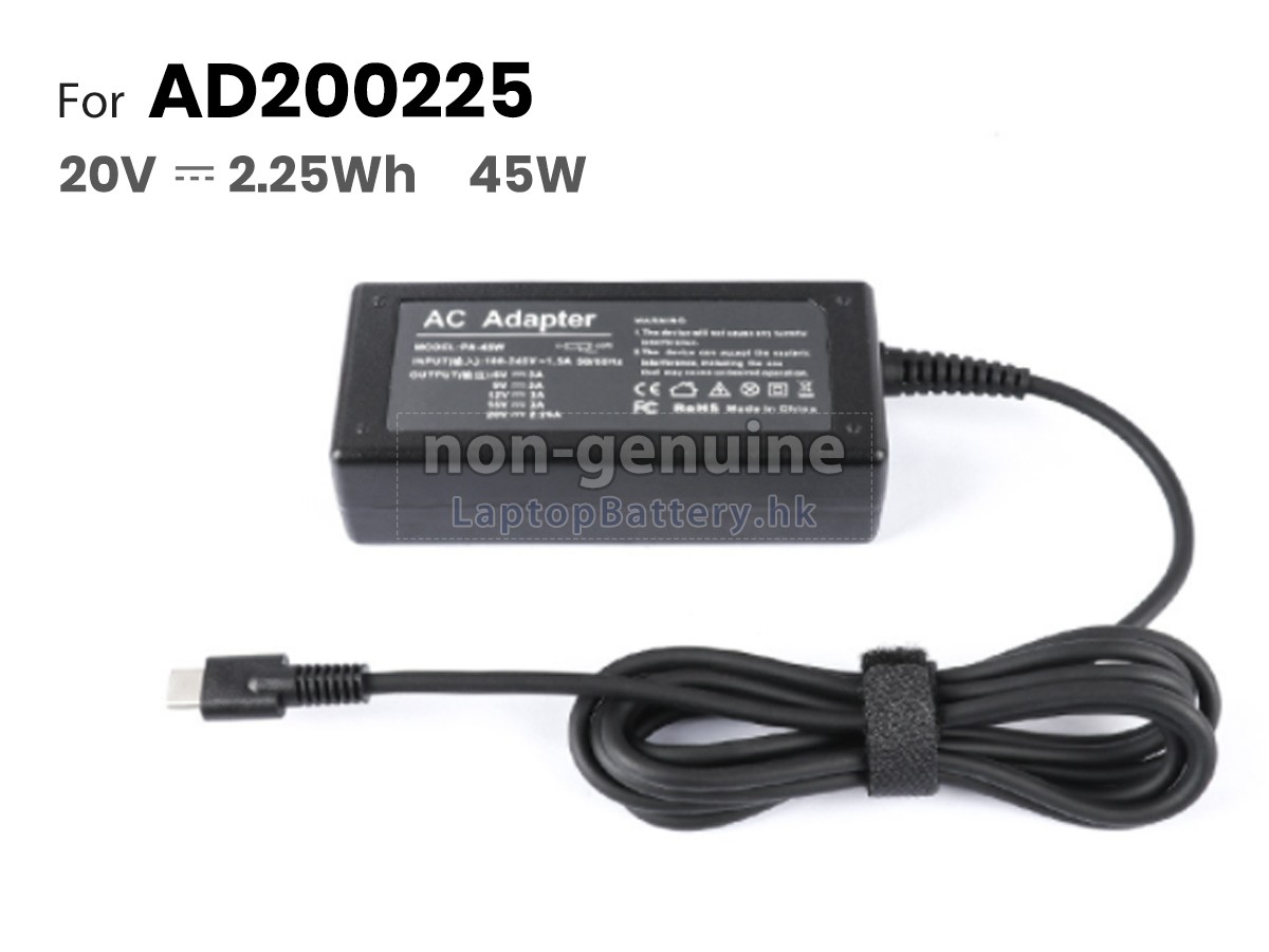 Dell 45W 20V-2.25A 100-240V~1.2A 50/60HZ代用適配器
