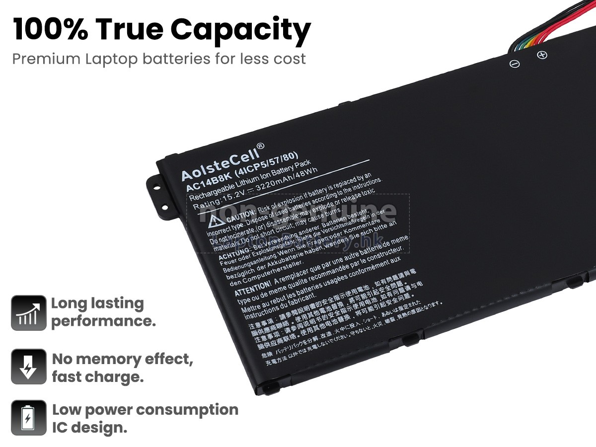 ACER宏碁Aspire R7-371T-55XH電池