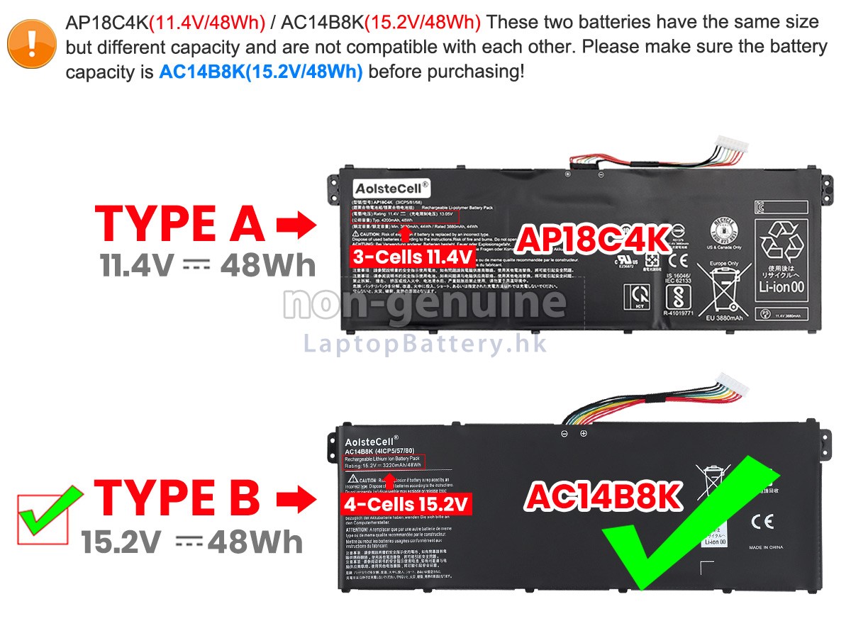 Acer SWIFT 3 SF314-41-R728代用電池