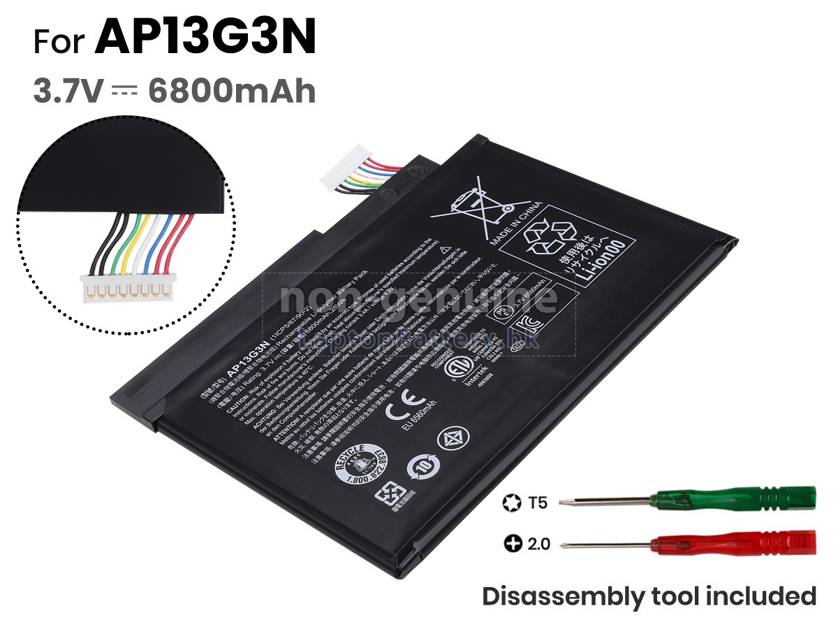 ACER宏碁Iconia W3-810電池