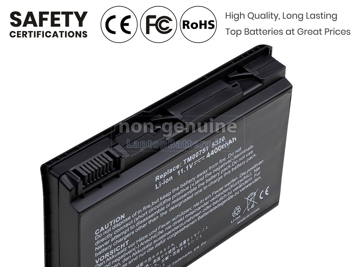 Acer 4UR18650F-2-WST-3代用電池