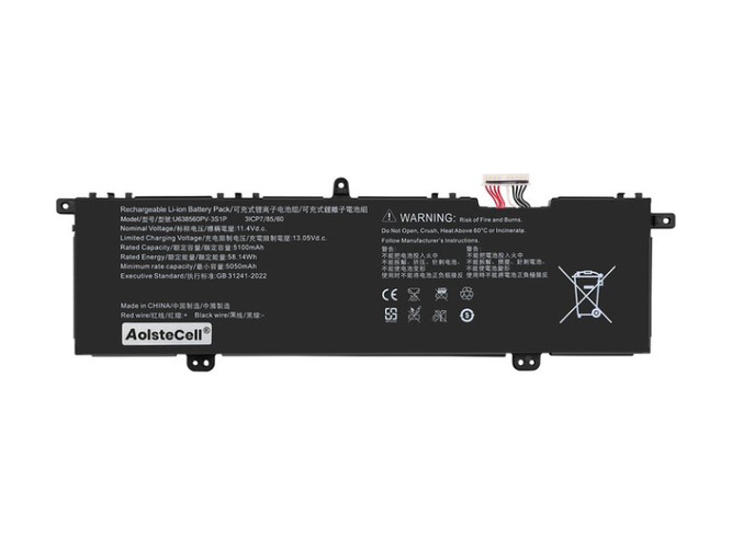 ACER宏碁U638560PV-3S1P電池