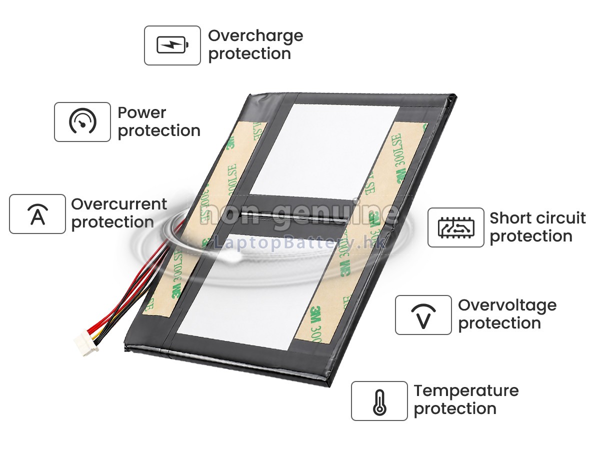 Alldocube ZL-426487-2S代用電池