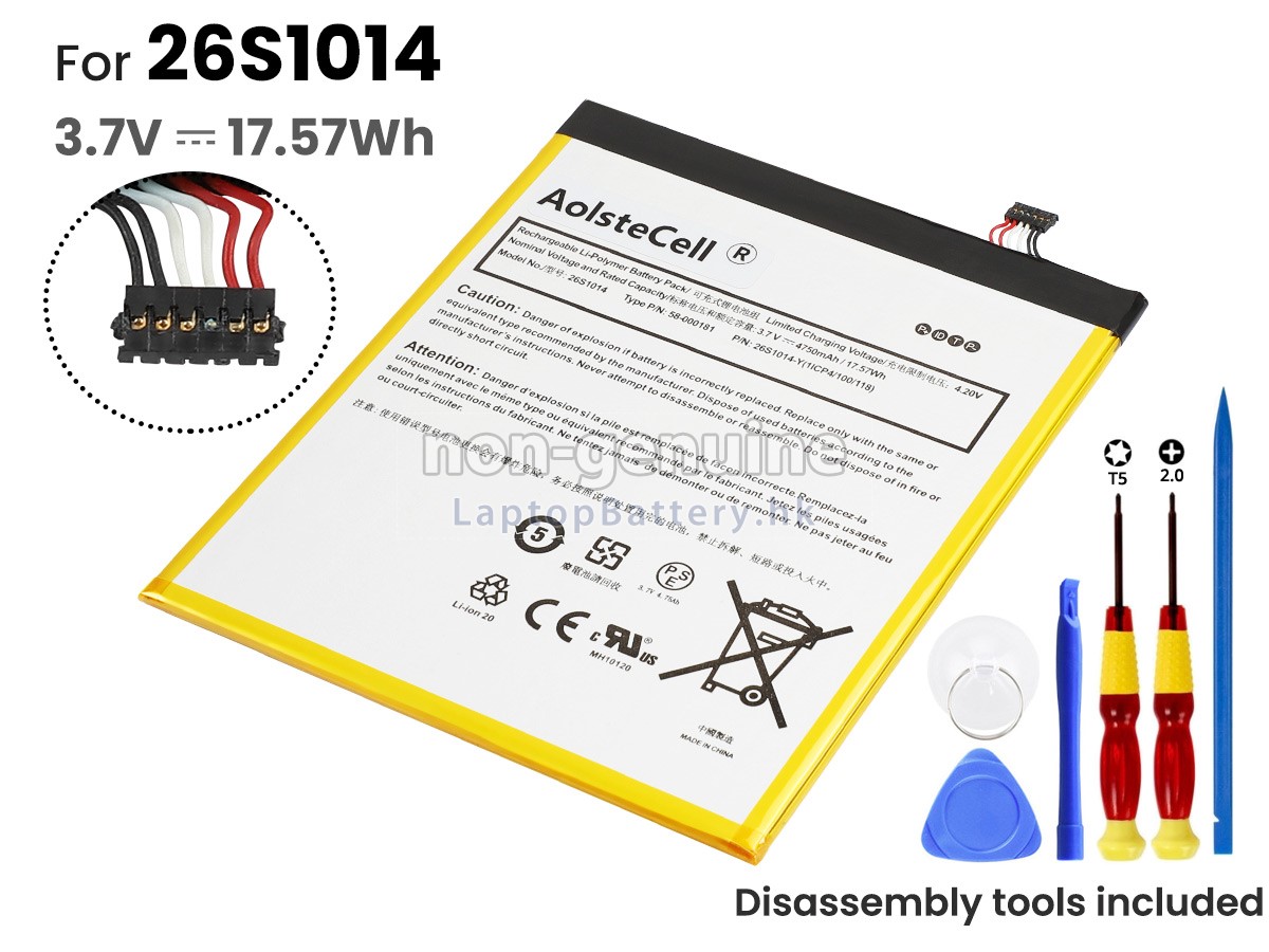 Amazon 26S1014代用電池