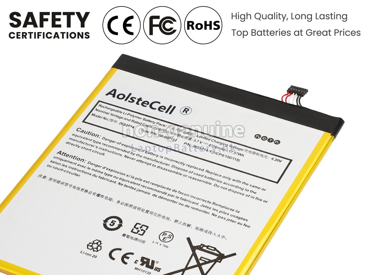 Amazon 26S1014代用電池