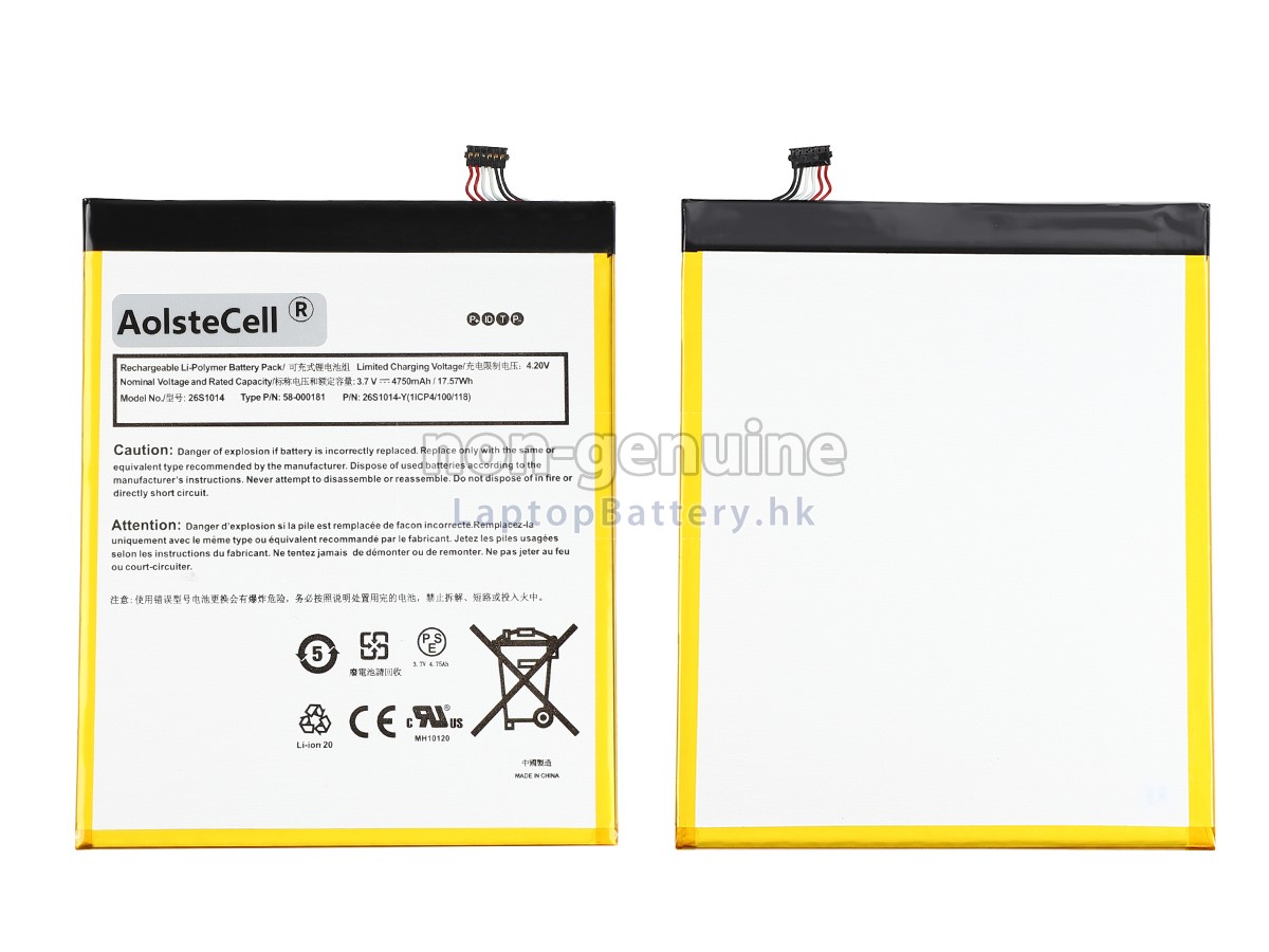 Amazon 26S1014代用電池