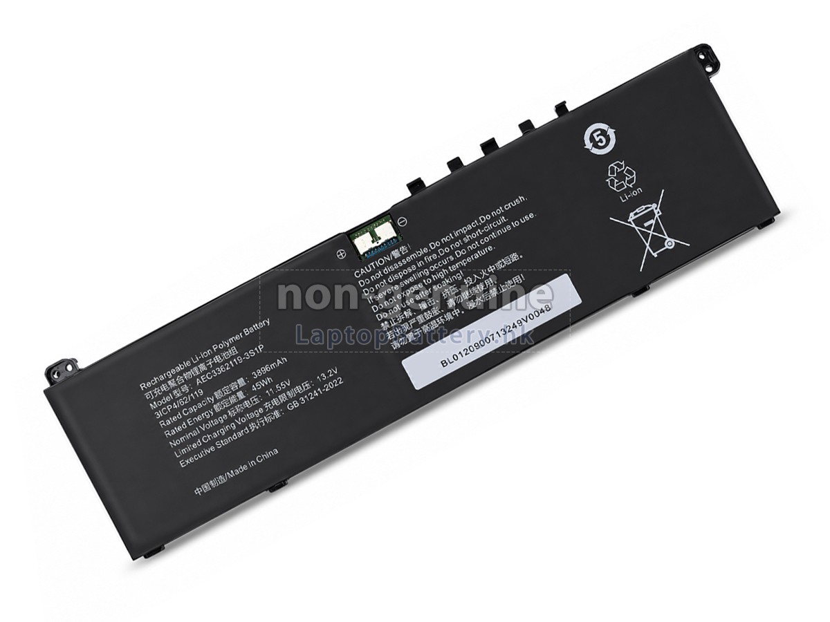 AolsteCell AEC3362119-3S1P代用電池