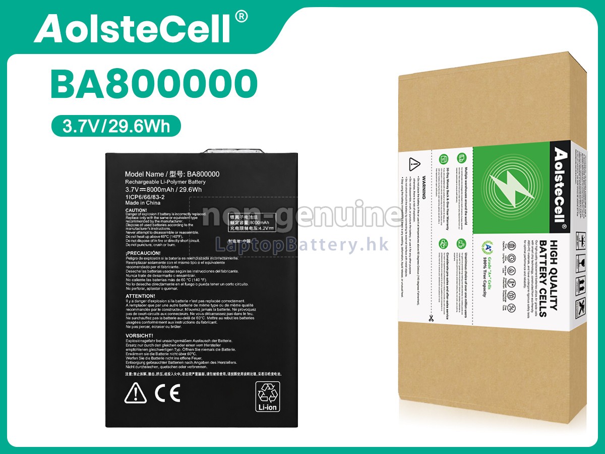 AolsteCell BA800000代用電池