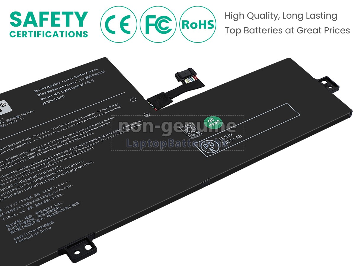 AolsteCell Q25G3S1P3E代用電池