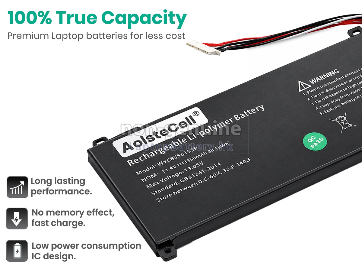 AolsteCell SMARTBOOK PRO M-SBP14I5代用電池