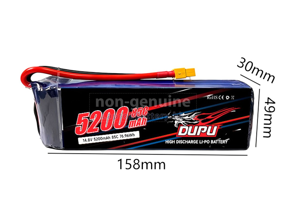 AolsteCell 14.8V 4S 5200MAH 85C XT60代用電池