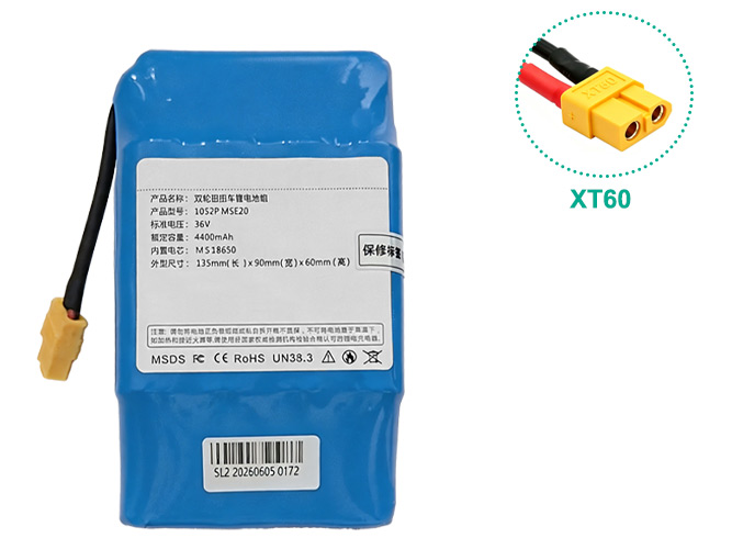 AOLSTECELL 10S2P MSE20 36V 4400mah XT60電池