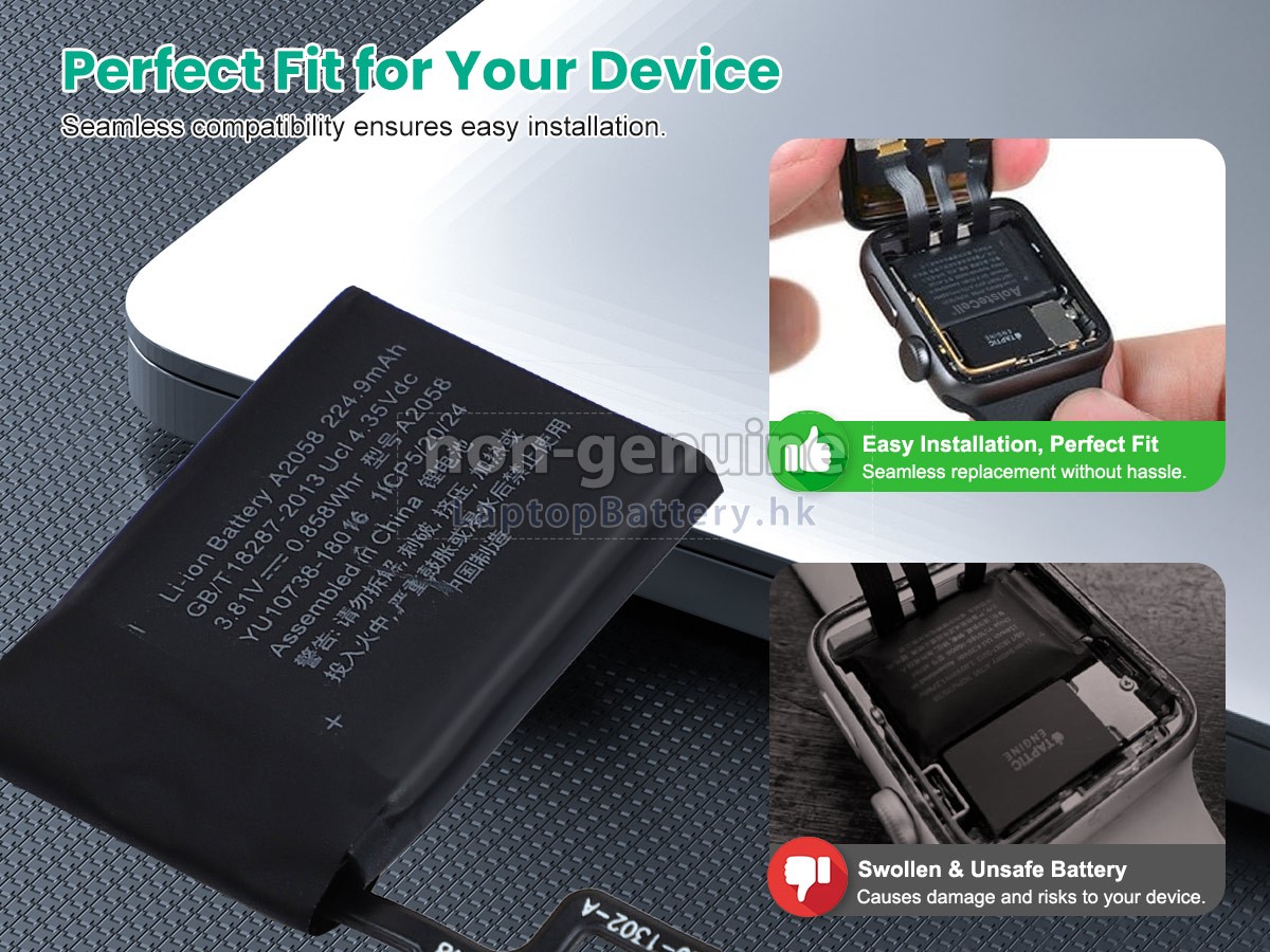 Apple WATCH Series 4 40MM LTE代用電池