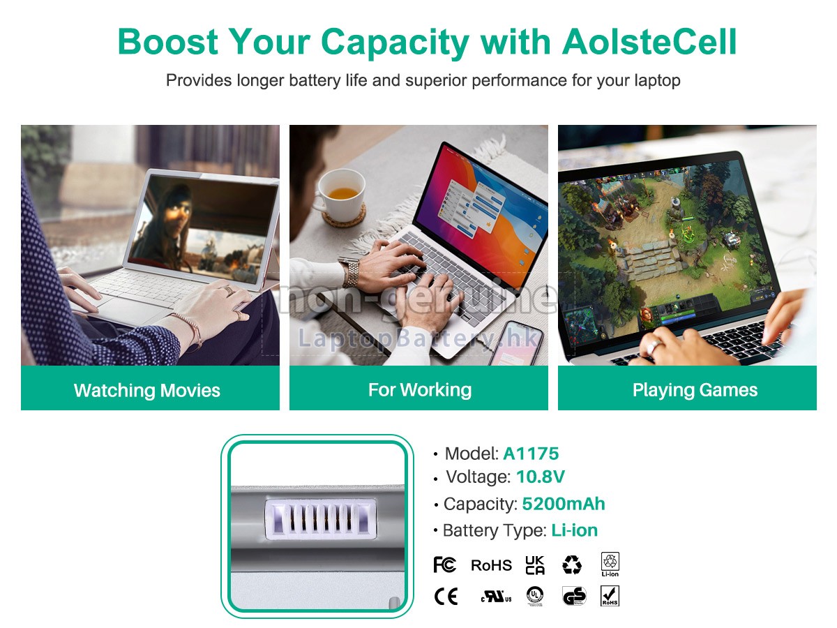 Apple MacBook Pro MB134LL/A 15.4 inch代用電池