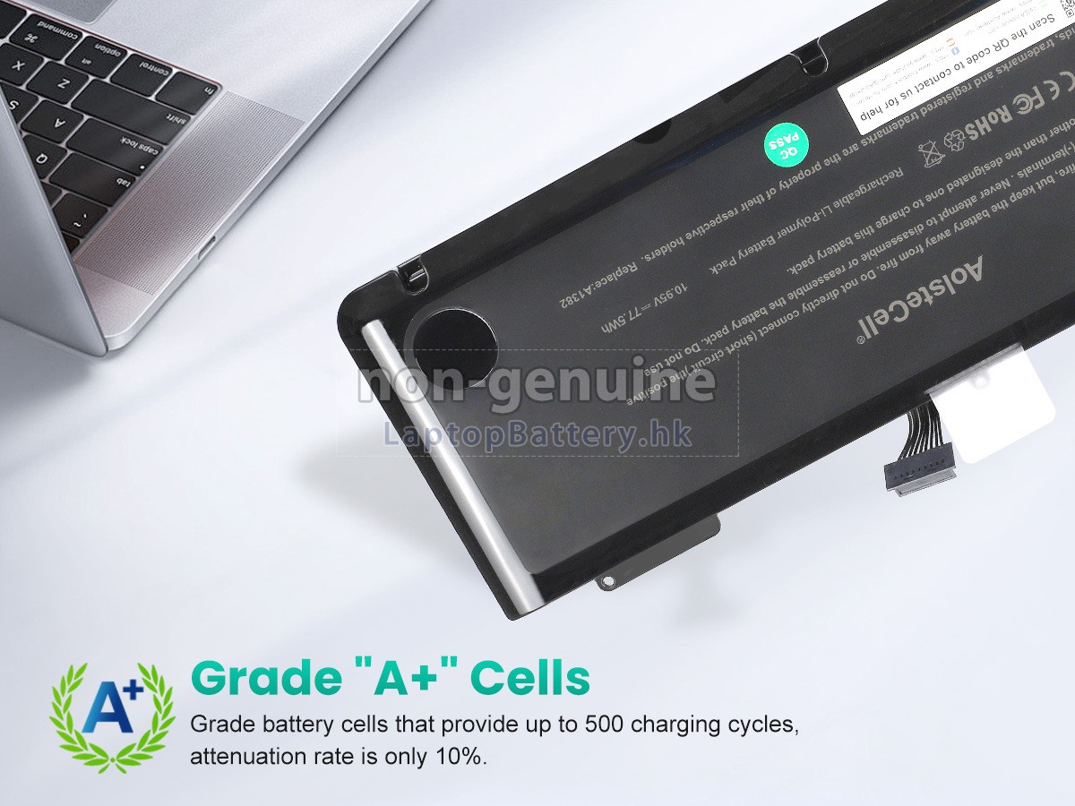 Apple MacBook Pro 15.4 inch Unibody A1286(Late 2011)代用電池