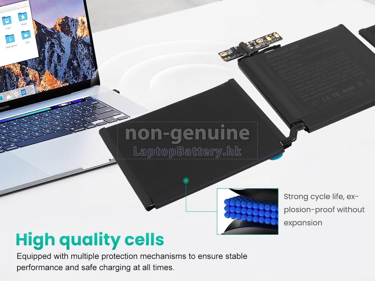 Apple MacBook Pro 13 inch A1708(Mid-2017)代用電池