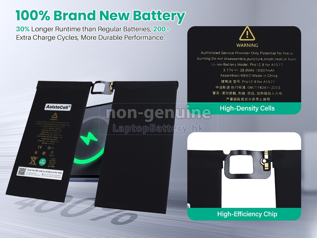 Apple iPad Pro 12.9 inch 2015代用電池