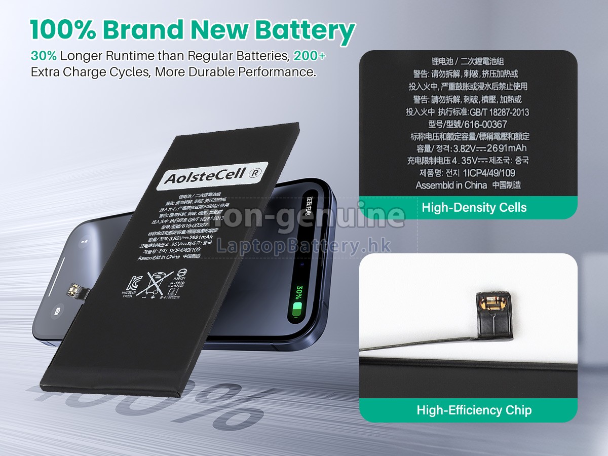 Apple 616-00367代用電池