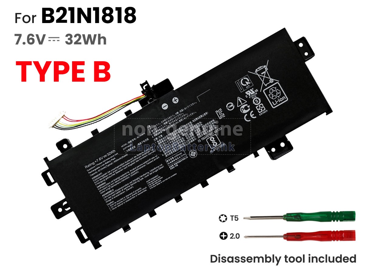 Asus VivoBook 17 S712UA-AU084T代用電池