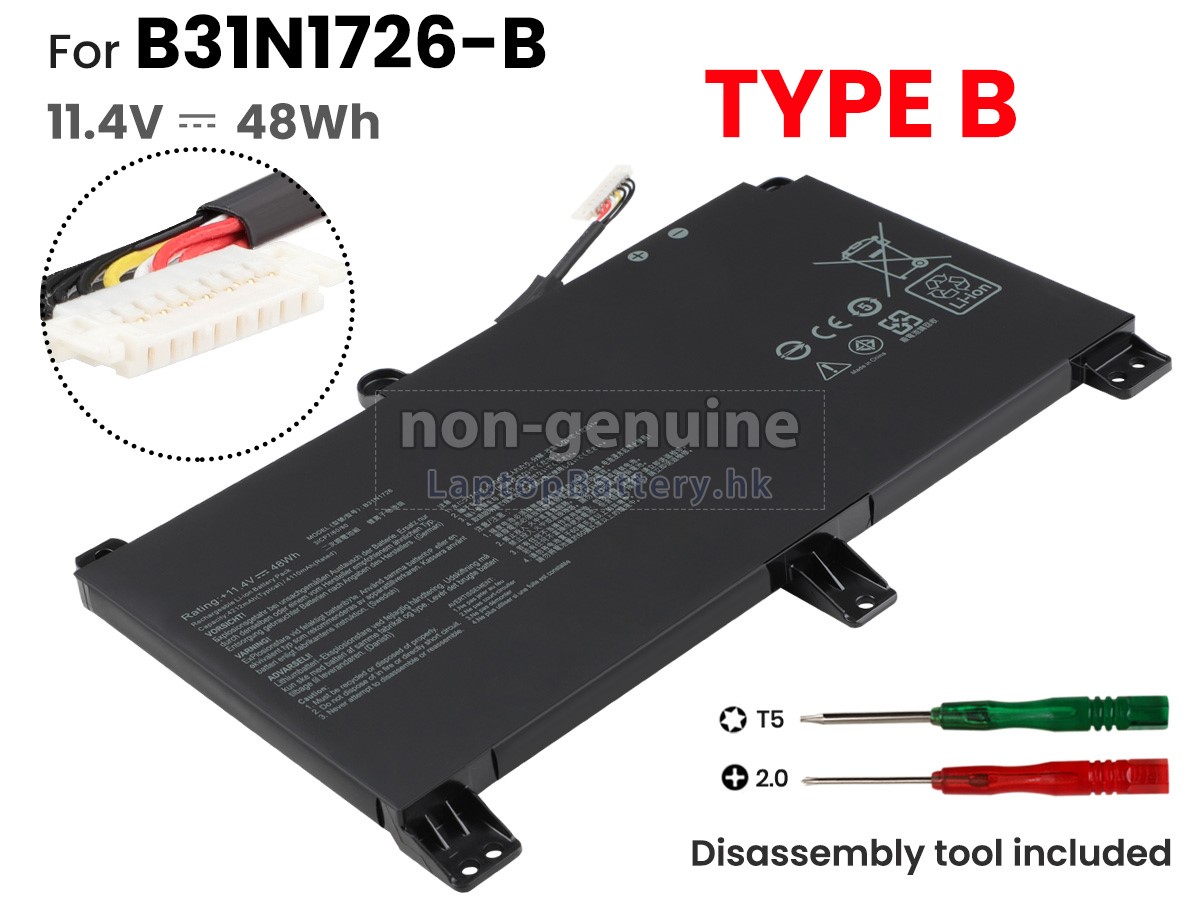 Asus B31N1726代用電池