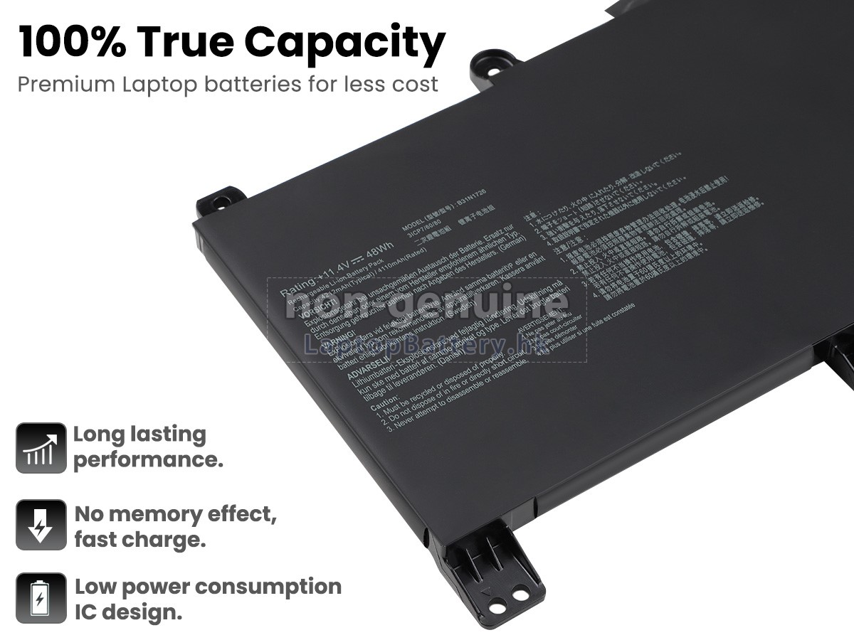 Asus B31N1726代用電池