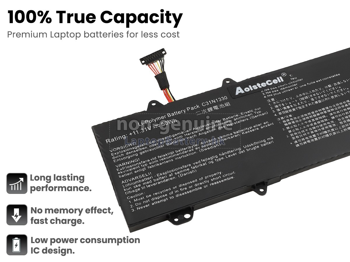 Asus ZenBook UX32LN-R4019H代用電池