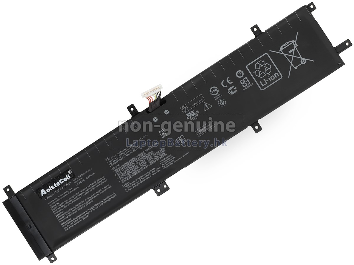 Asus ProART STUDIOBook W700G3T代用電池
