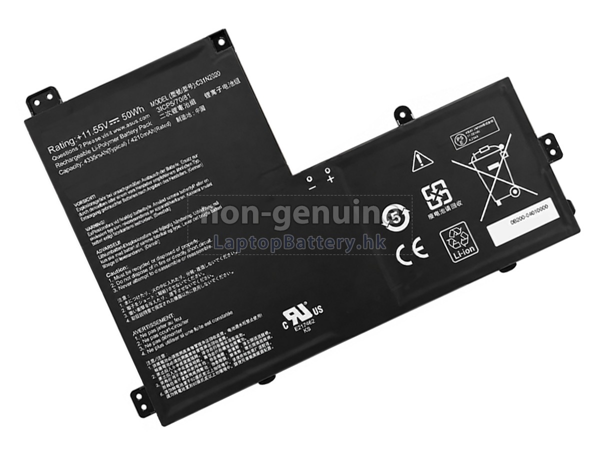 Asus Chromebook Flip CM1 CM1400FXA-DH01T-CA代用電池