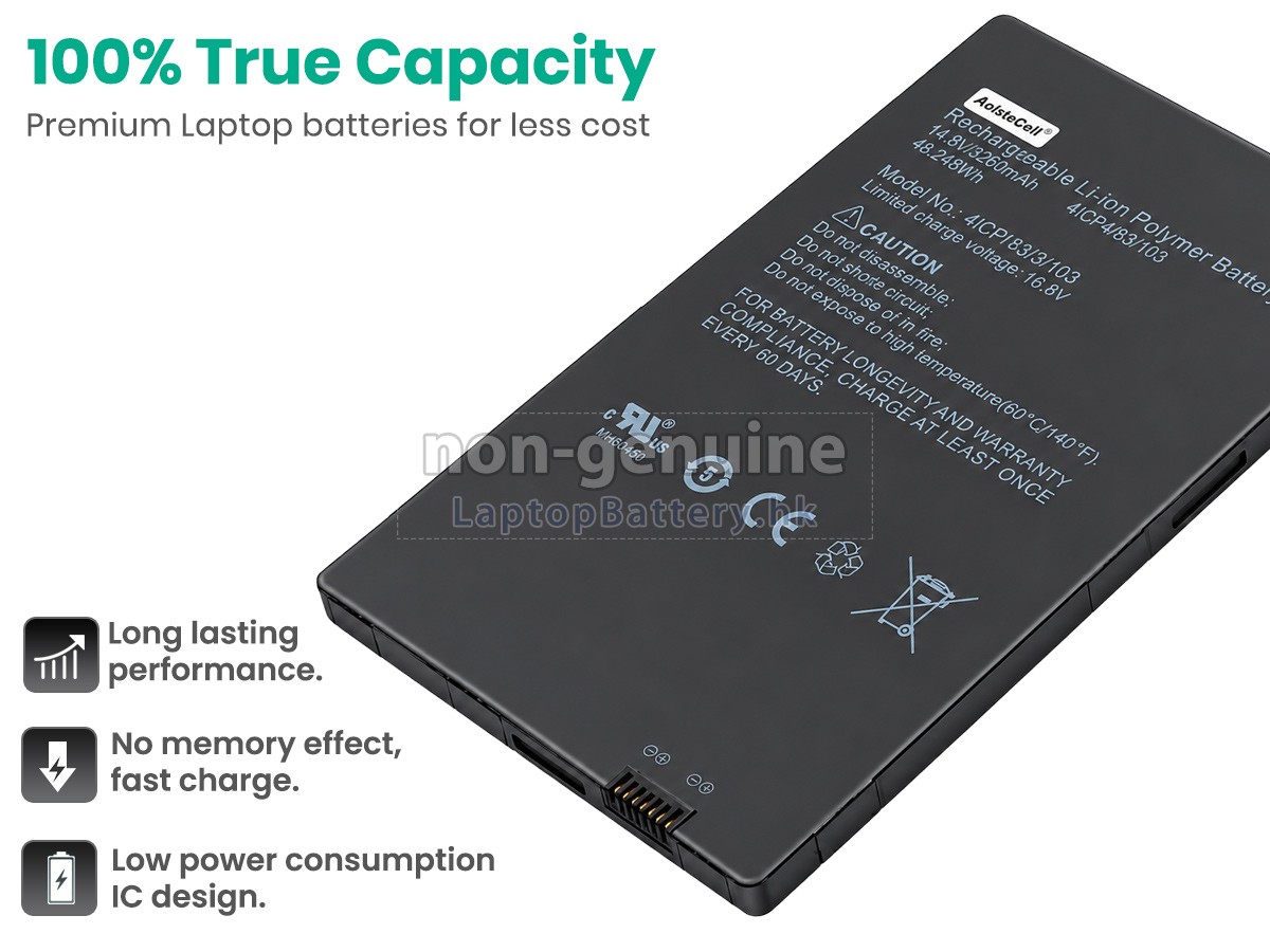 Careview 1500CW代用電池