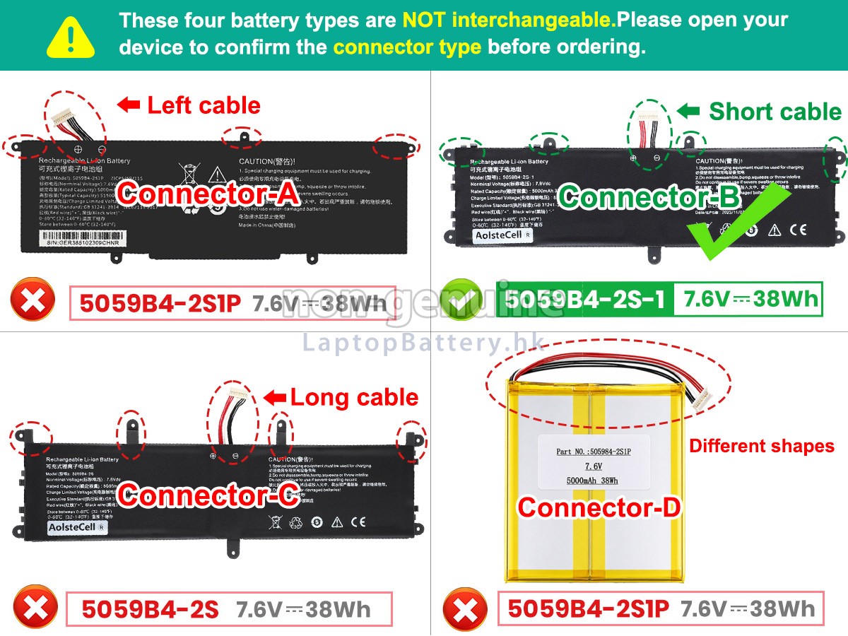 CHUWI FREEBOOK 13.5 CWI557代用電池
