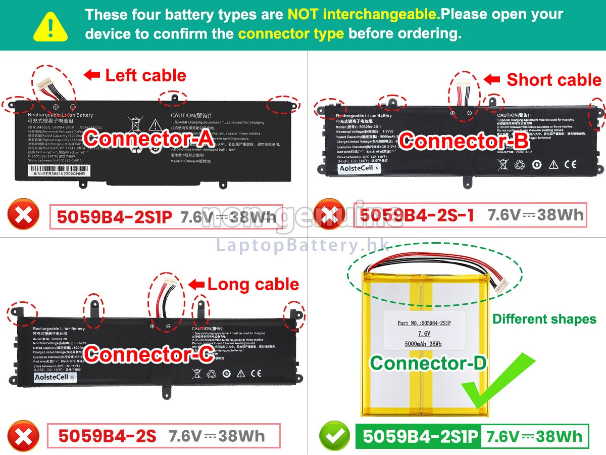 CHUWI FREEBOOK 13.5 CWI557代用電池