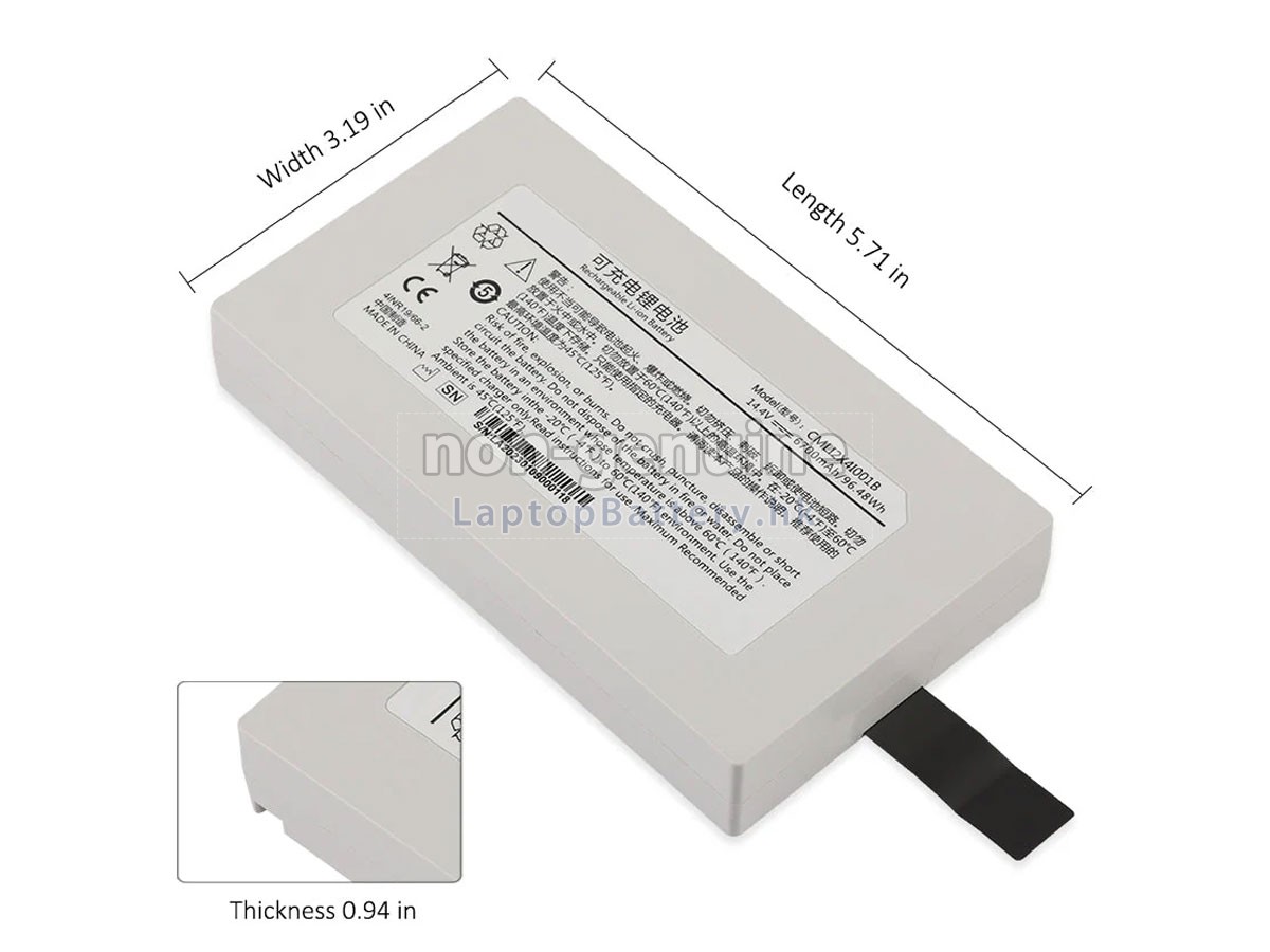 Comen CMLI2X4I001B代用電池