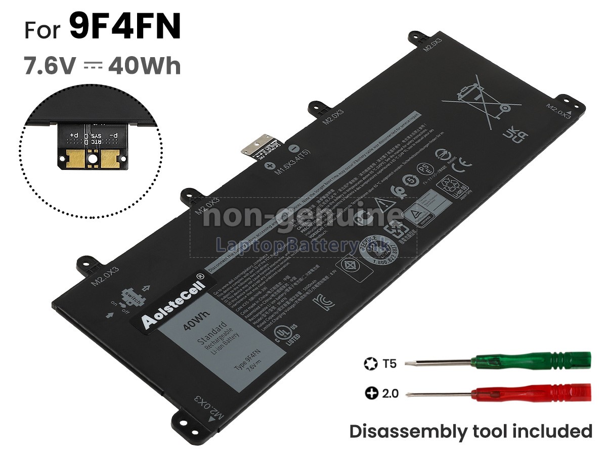 Dell 9F4FN代用電池