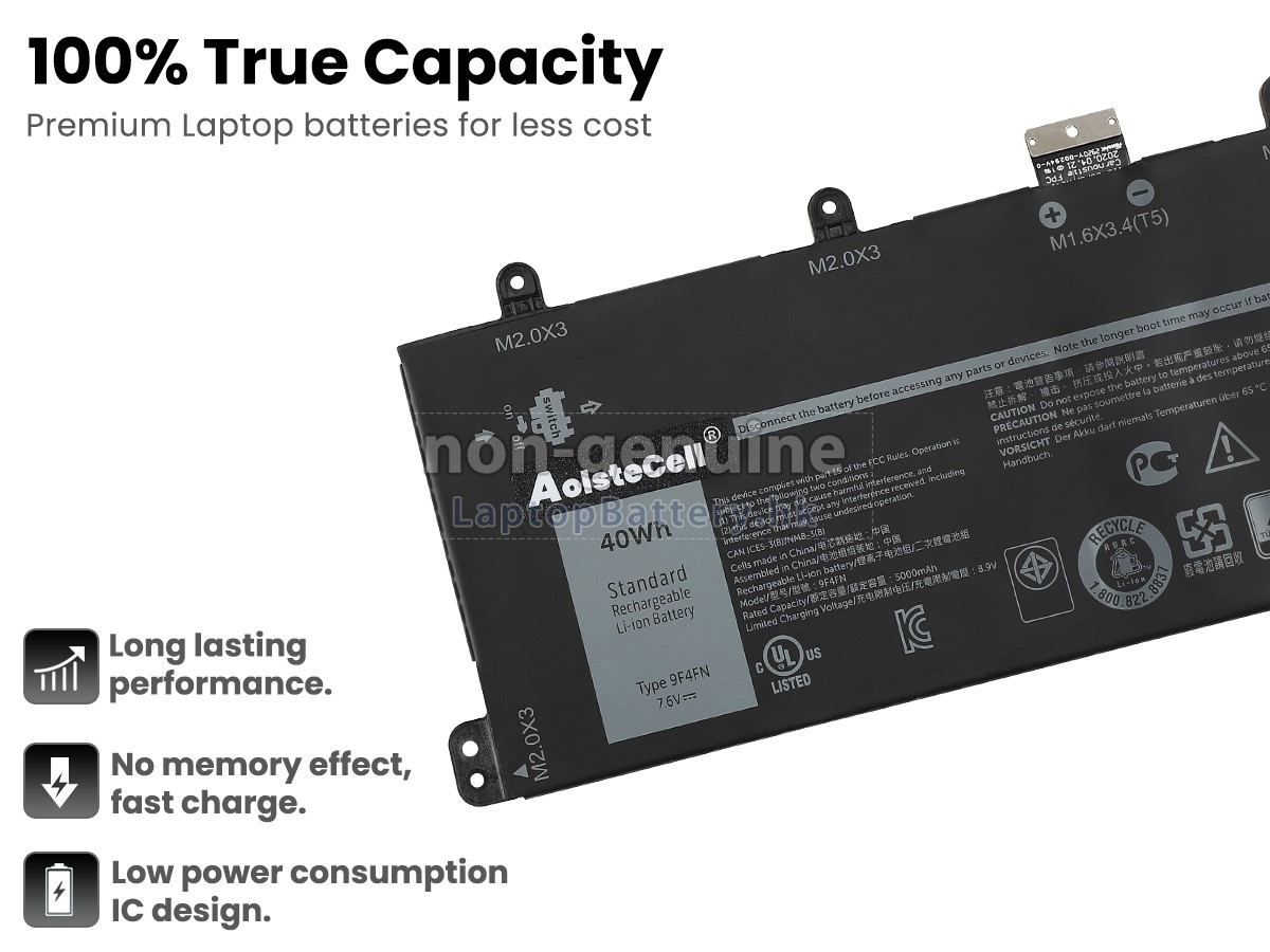 Dell 9F4FN代用電池