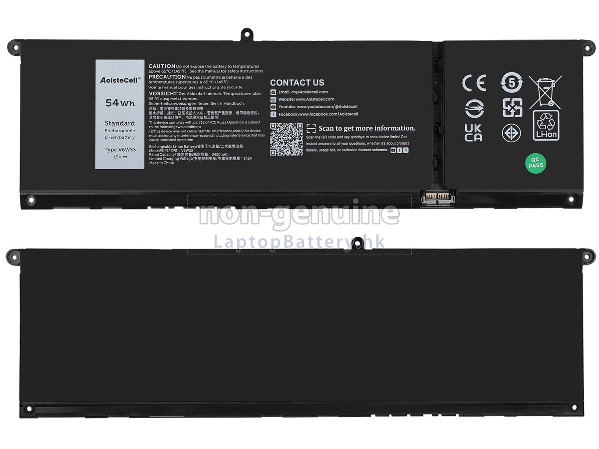 Dell WV3K8代用電池