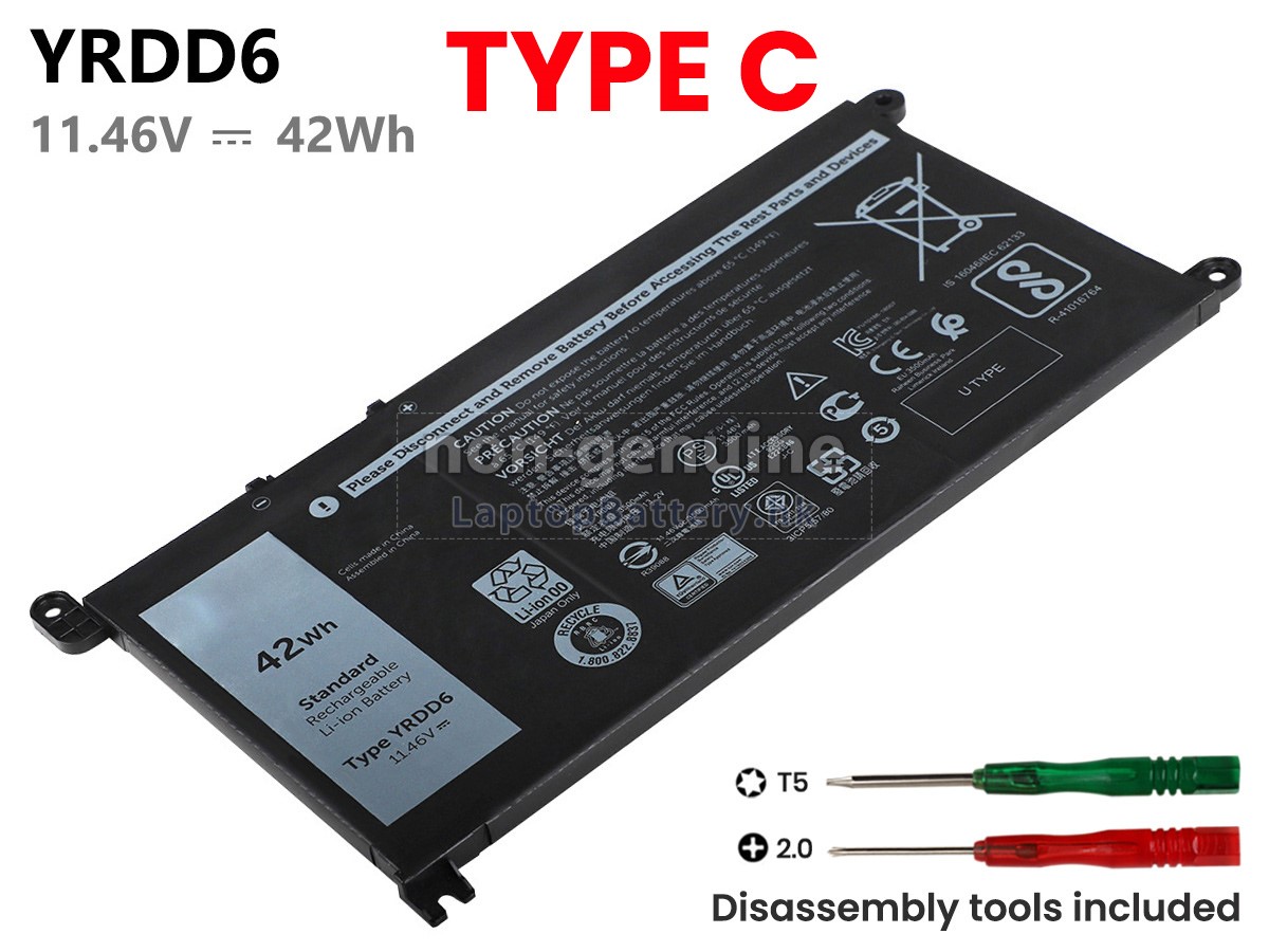 Dell Inspiron 13 7000 2-IN-1代用電池