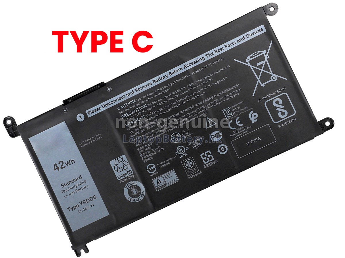 Dell Inspiron 13 7000 2-IN-1代用電池