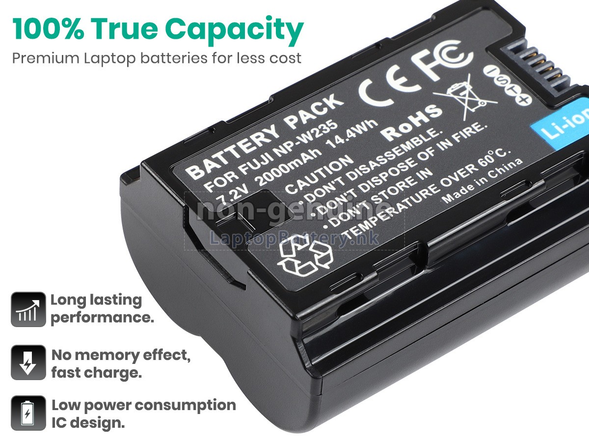 高品質FUJIFILM XT5電池 Fujifilm XT5 replacement battery LaptopBattery.hk