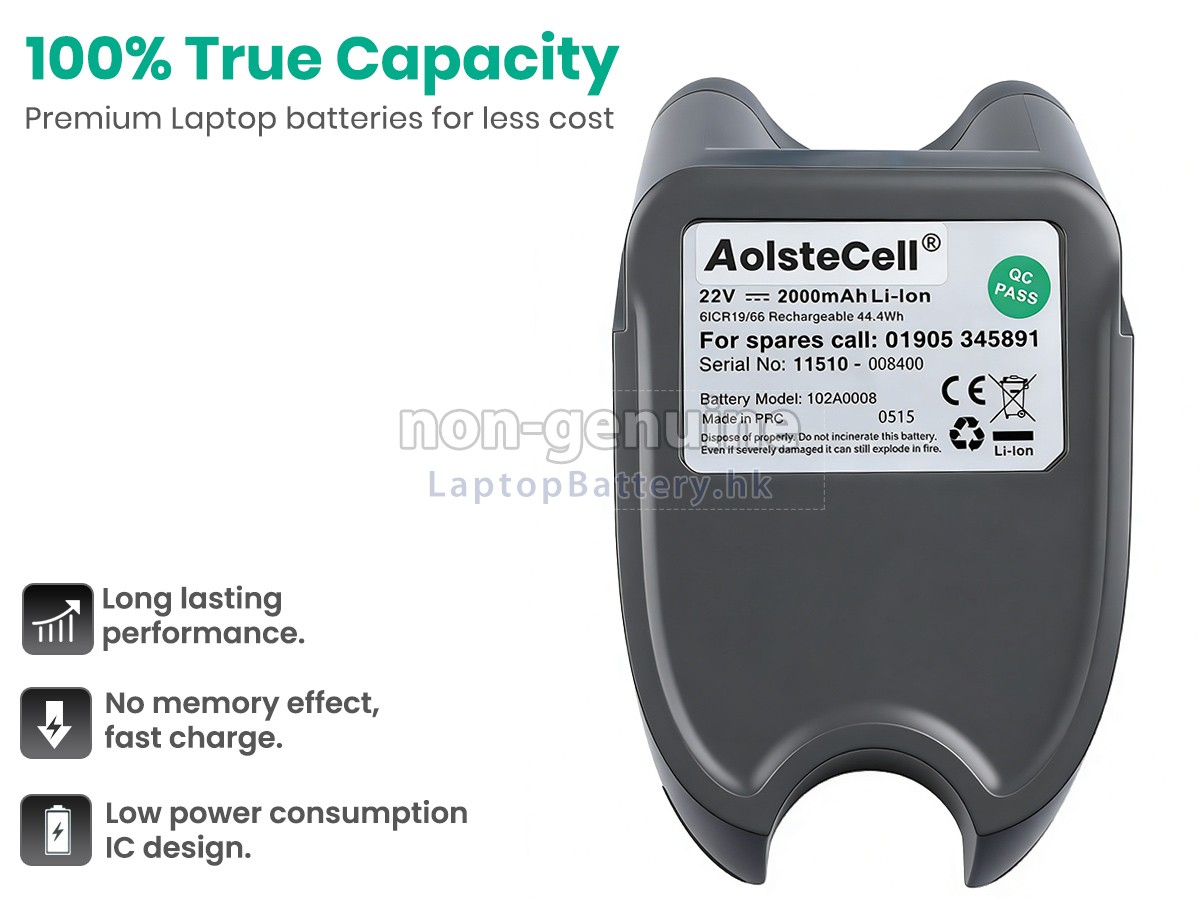 Gtech 102A0008代用電池
