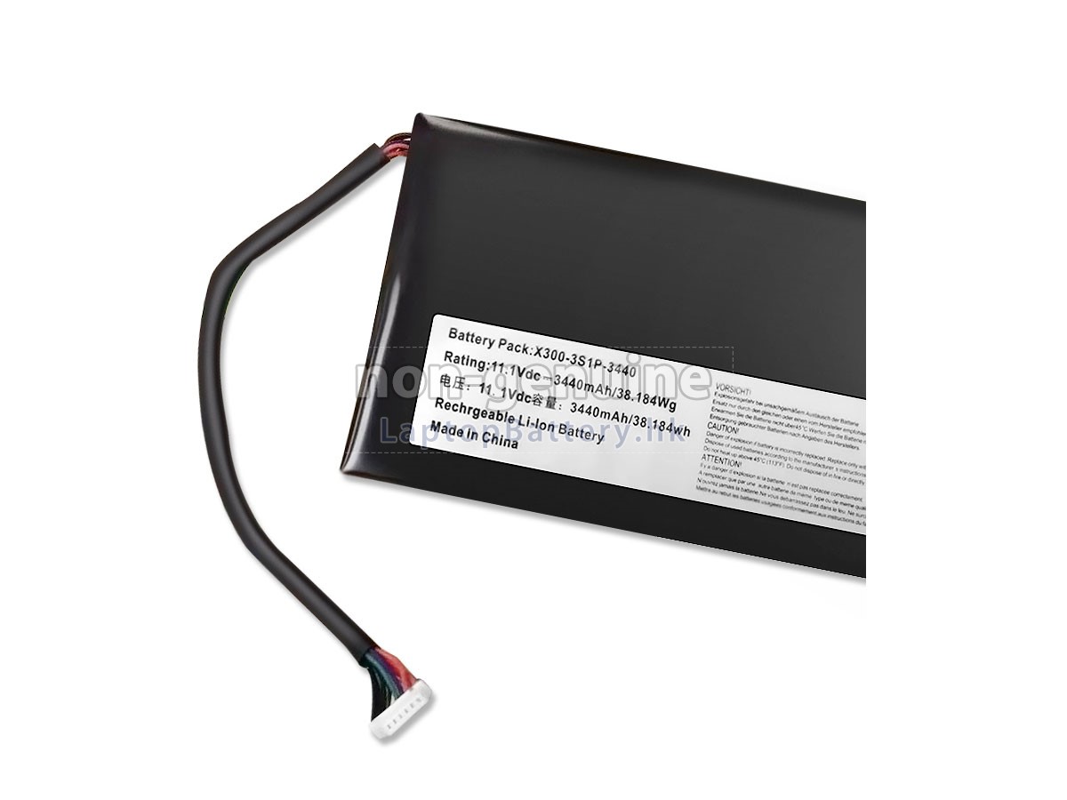 HASEE神舟X300-3S1P-3440電池