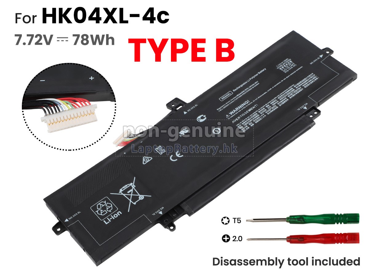 HP HK04078XL代用電池