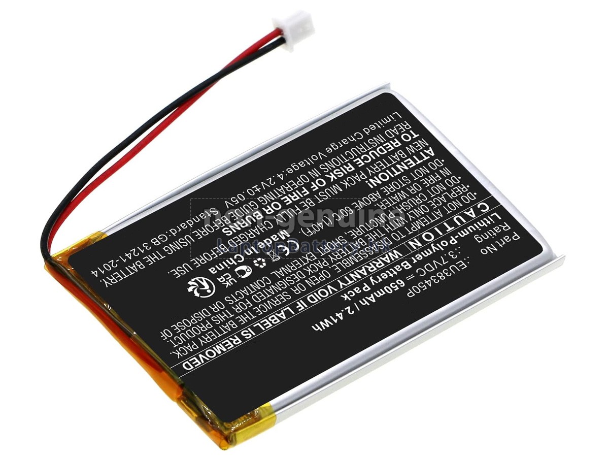 Ingenico EU383450P代用電池
