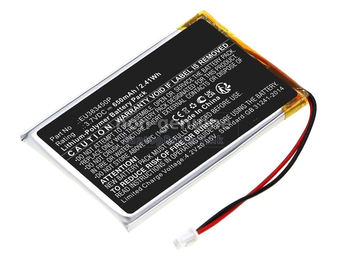 Ingenico EU383450P代用電池
