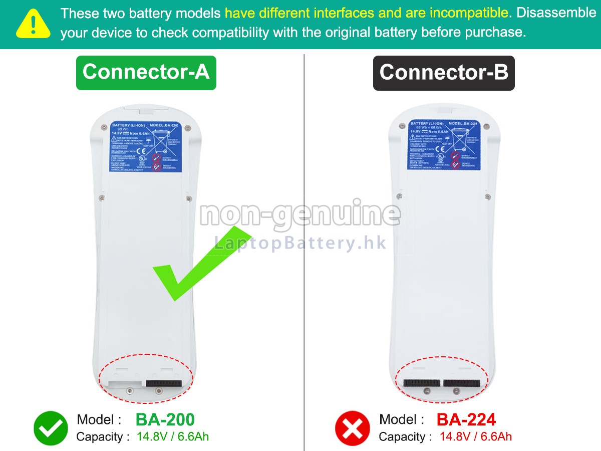 Inogen BA-203代用電池