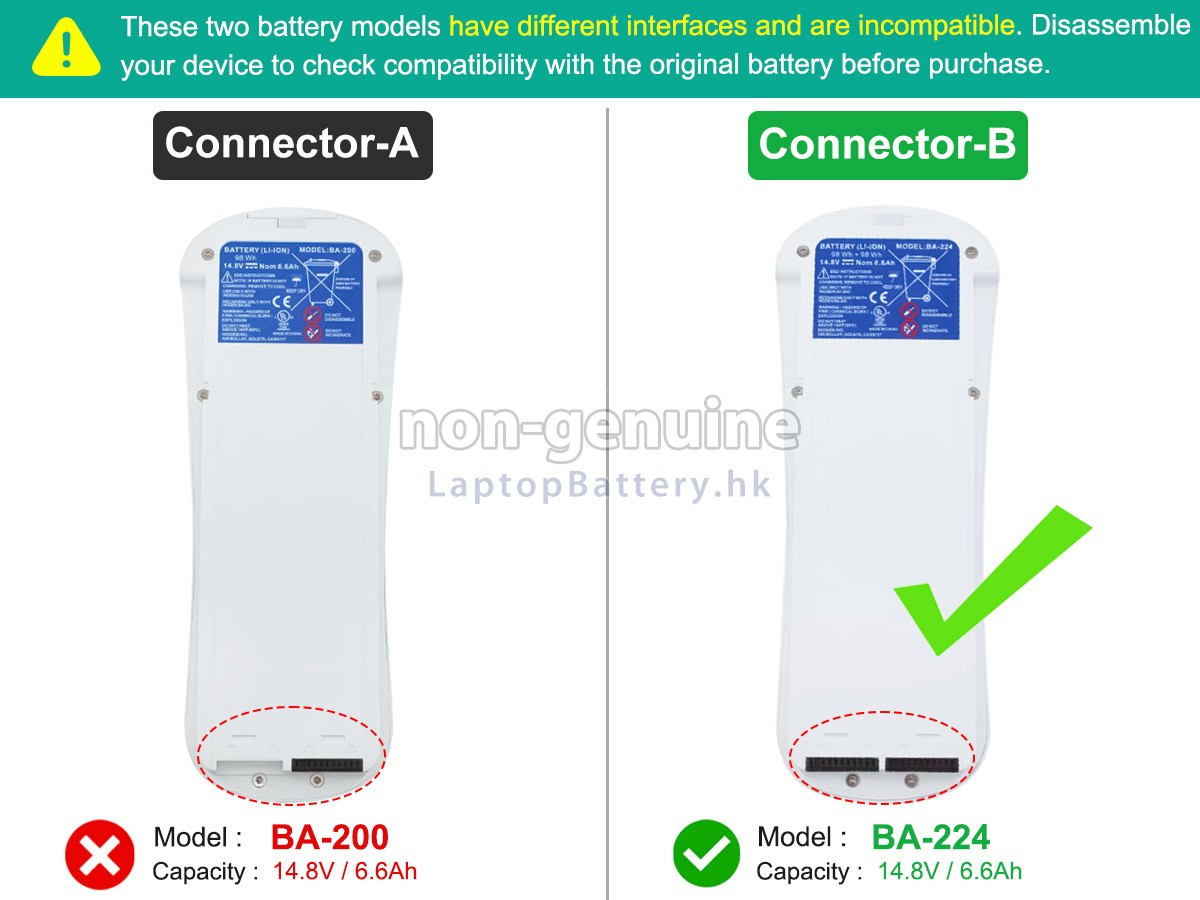 Inogen BA-203代用電池