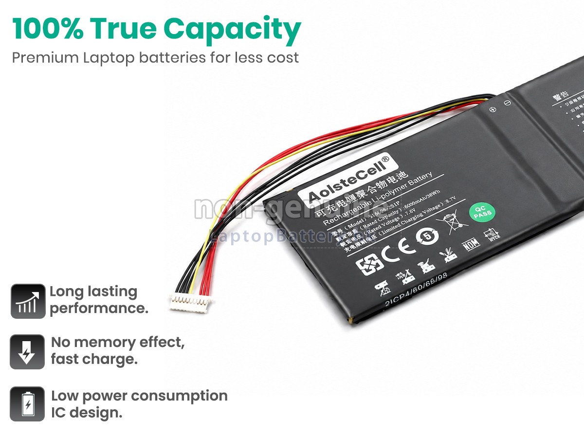 Jumper U516698PV-2S1P代用電池