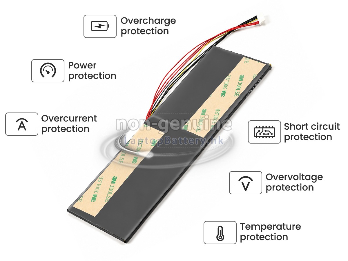 Jumper U516698PV-2S1P代用電池