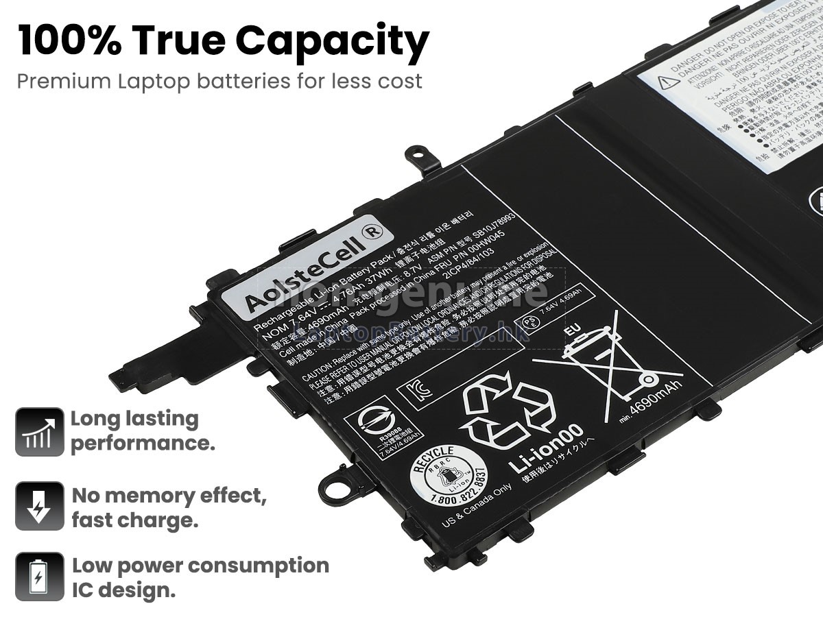 Lenovo ThinkPad X1 Tablet代用電池