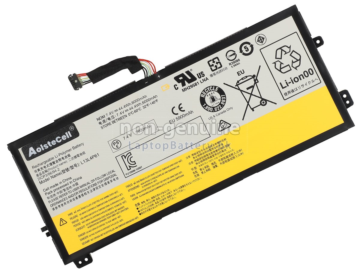 Lenovo L13S4P61代用電池