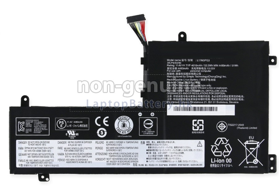 LENOVO聯想L17L3PG電池